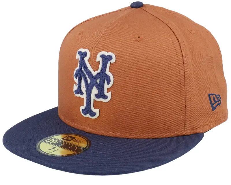 New Era New York Mets Boucle 59FIFTY Burnt/Navy Fitted online