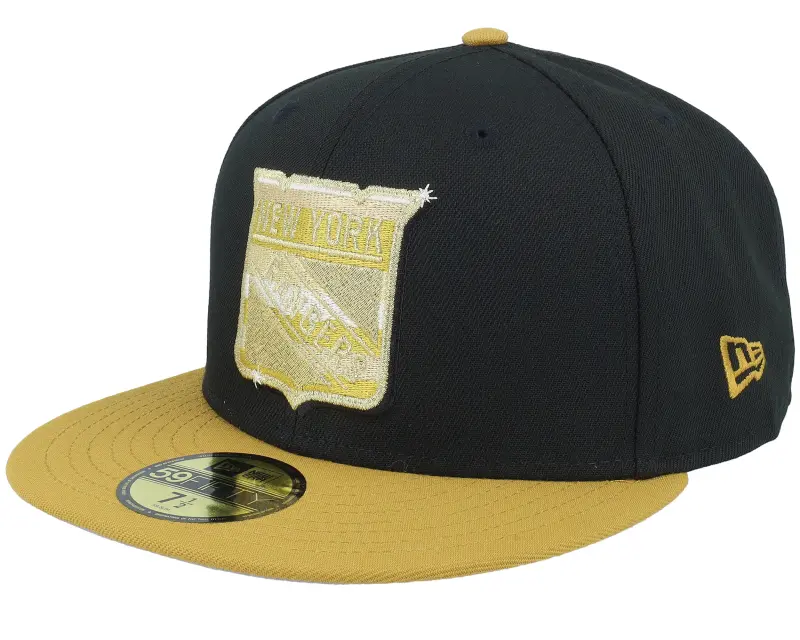 New Era New York Rangers 59FIFTY Day Black/Gold Yellow Fitted online
