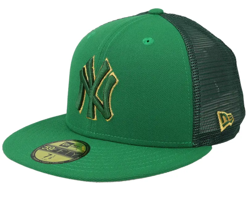 New Era New York Yankees 59FIFTY MLB St Patricks Day 23 Green Mesh Fitted online