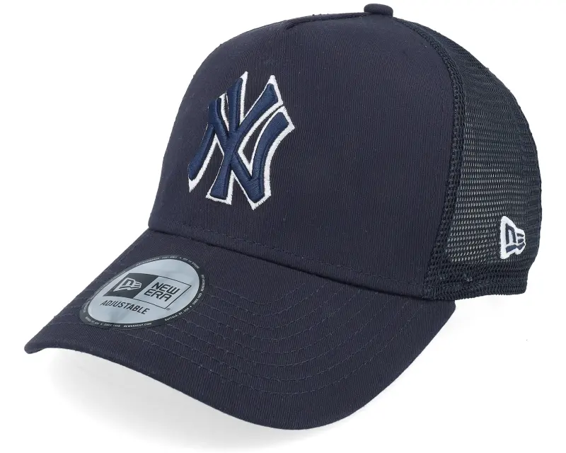 New Era New York Yankees 9FORTY Outline Navy A-Frame Trucker online