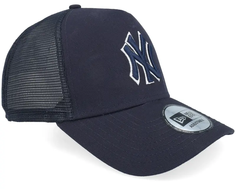 New Era New York Yankees 9FORTY Outline Navy A-Frame Trucker online
