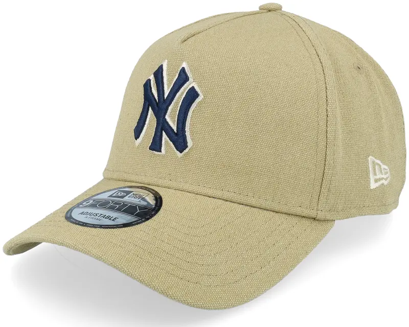 New Era New York Yankees Canvas Logo Essentials Khaki A-frame Adjustable online