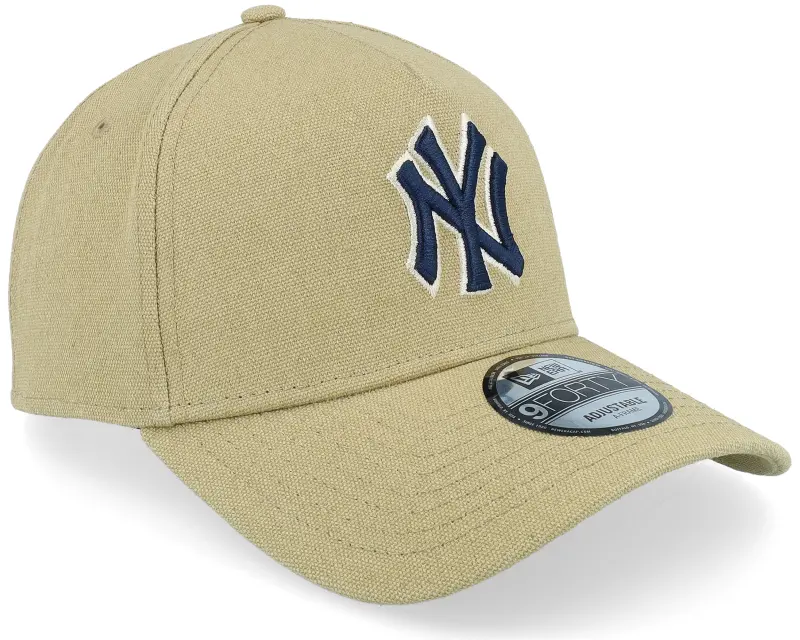 New Era New York Yankees Canvas Logo Essentials Khaki A-frame Adjustable online