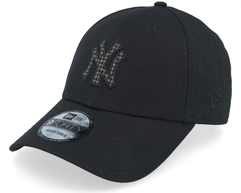 New Era New York Yankees Check Infill 9FORTY Black Adjustable online