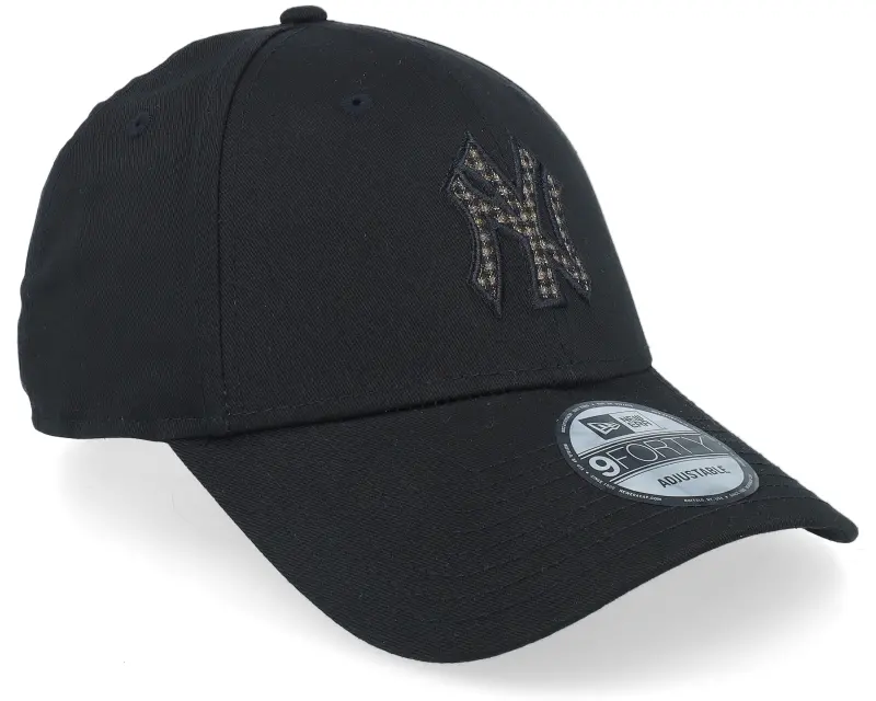 New Era New York Yankees Check Infill 9FORTY Black Adjustable online
