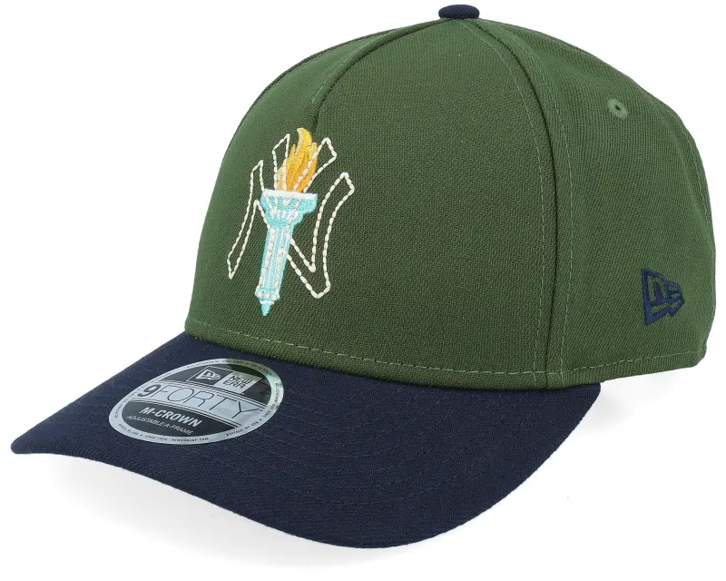 New Era New York Yankees City Feature M-Crown Green/Navy A-frame Adjustable online