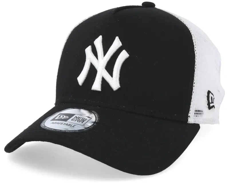 New Era New York Yankees Clean 2 Black/White A-Frame Trucker online