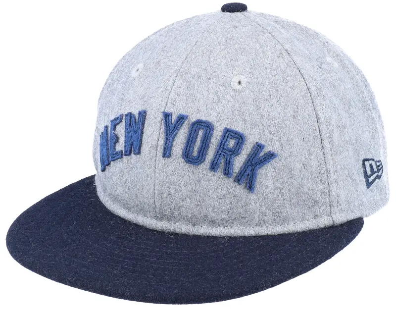 New Era New York Yankees Cooperstown 9FIFTY Retro Crown Heather Grey/Navy Snapback online