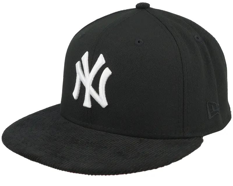 New Era New York Yankees Corduroy Brim 59FIFTY 99 World Series Black/White Fitted online
