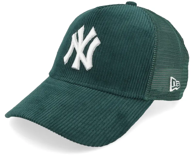 New Era New York Yankees Corduroy Dark Green/White A-Frame Trucker online