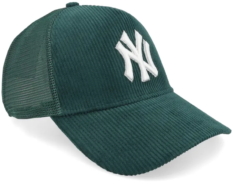 New Era New York Yankees Corduroy Dark Green/White A-Frame Trucker online