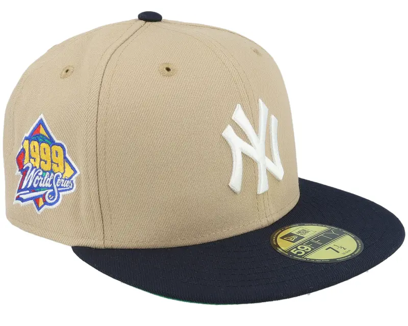 New Era New York Yankees Desert Breeze 59FIFTY 99 World Series Camel/Navy Fitted online