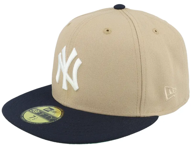 New Era New York Yankees Desert Breeze 59FIFTY 99 World Series Camel/Navy Fitted online