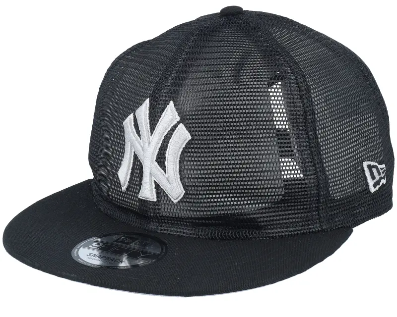 New Era New York Yankees Embroidered Mesh 9FIFTY Black Trucker online