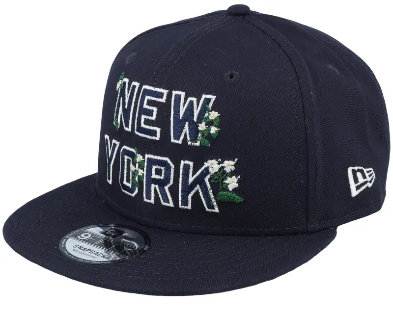 New Era New York Yankees Flower Wordmark 9FIFTY Black/White Snapback online