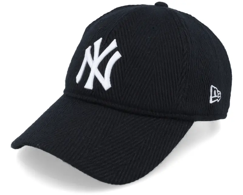 New Era New York Yankees Herringbone 9TWENTY Black Dad Cap online