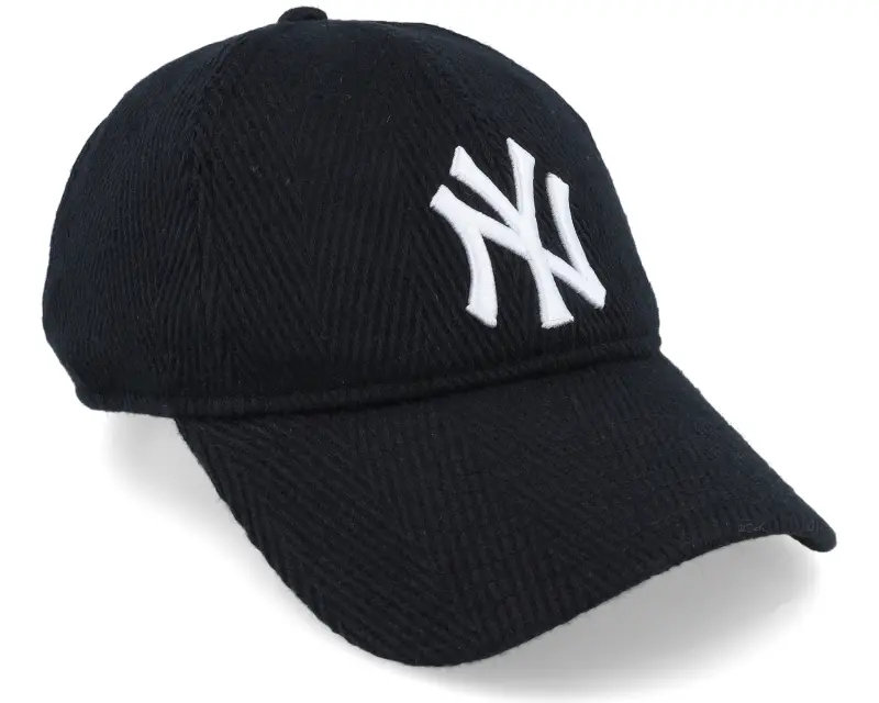 New Era New York Yankees Herringbone 9TWENTY Black Dad Cap online