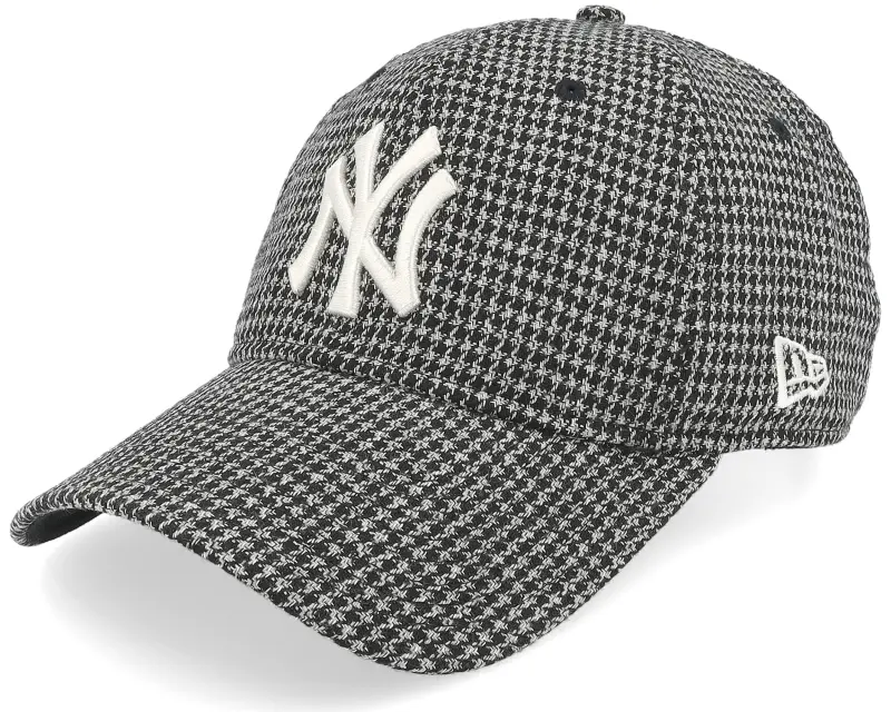 New Era New York Yankees Houndstooth 9TWENTY Black Dad Cap online