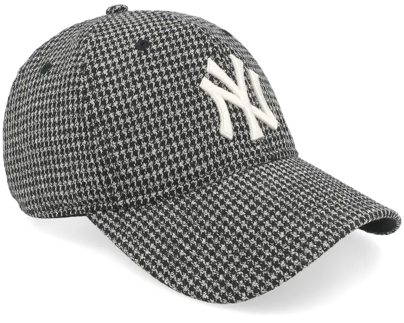 New Era New York Yankees Houndstooth 9TWENTY Black Dad Cap online