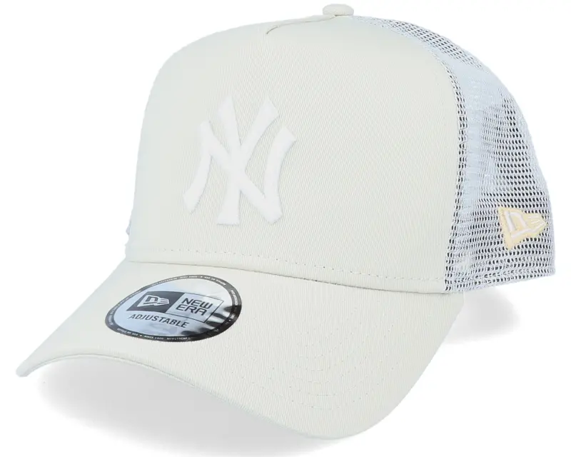New Era New York Yankees League Essential 9Forty A-Frame Stone/White Trucker online