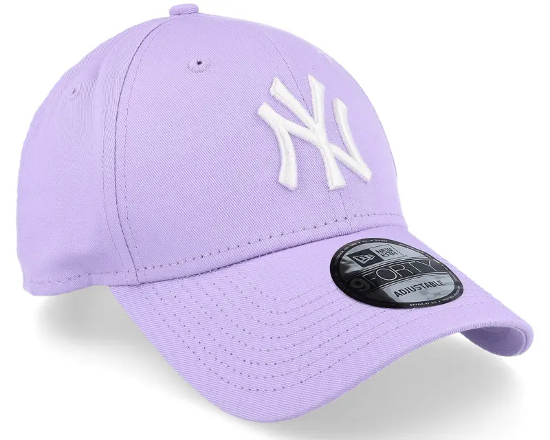 New Era New York Yankees League Essential 9FORTY Lilac/White Adjustable online