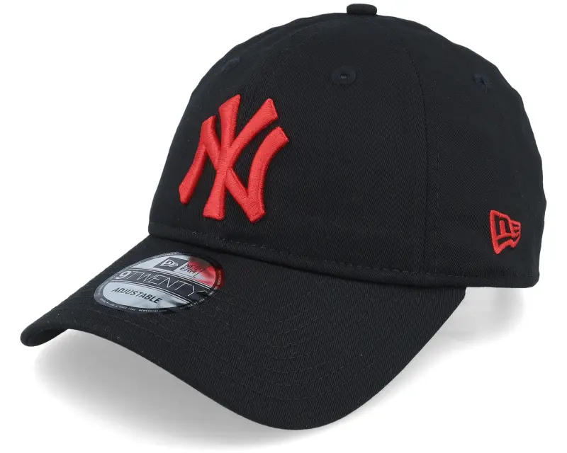 New Era New York Yankees League Essential 9TWENTY Black/Red Dad Cap online
