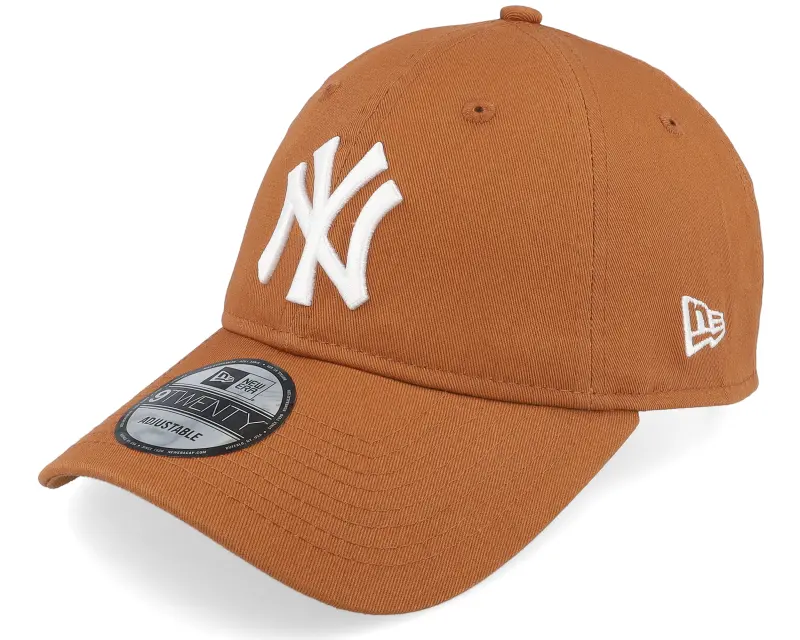 New Era New York Yankees League Essential 9TWENTY Brown/White Dad Cap online