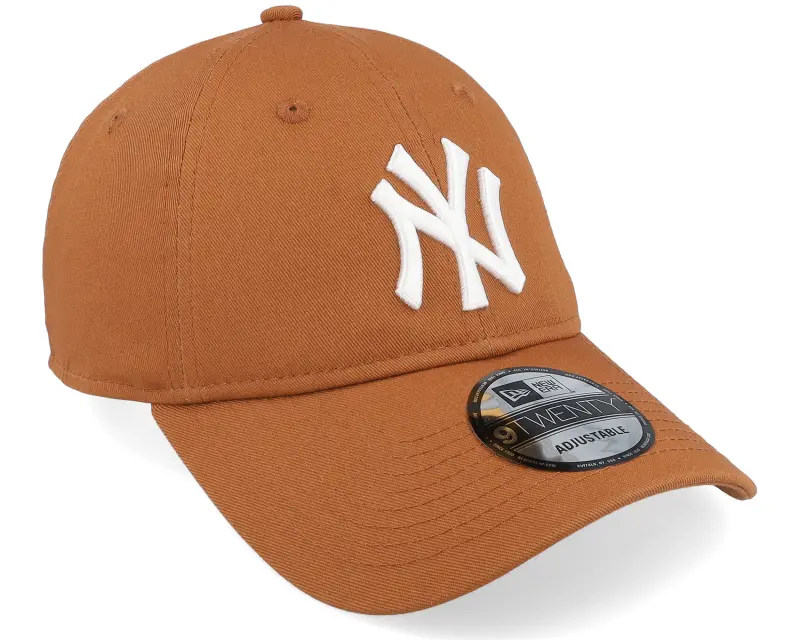 New Era New York Yankees League Essential 9TWENTY Brown/White Dad Cap online
