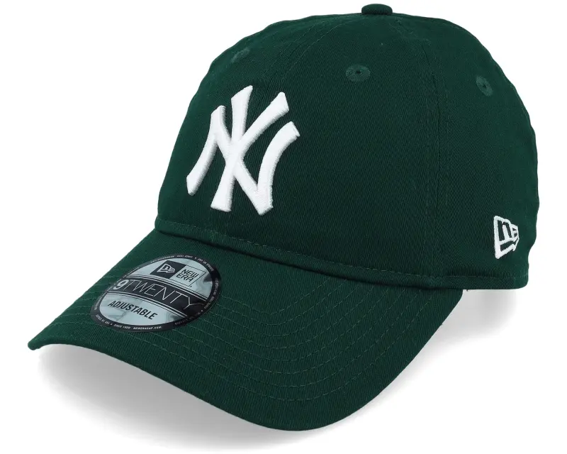 New Era New York Yankees League Essential 9TWENTY Dark Green/White Dad Cap online