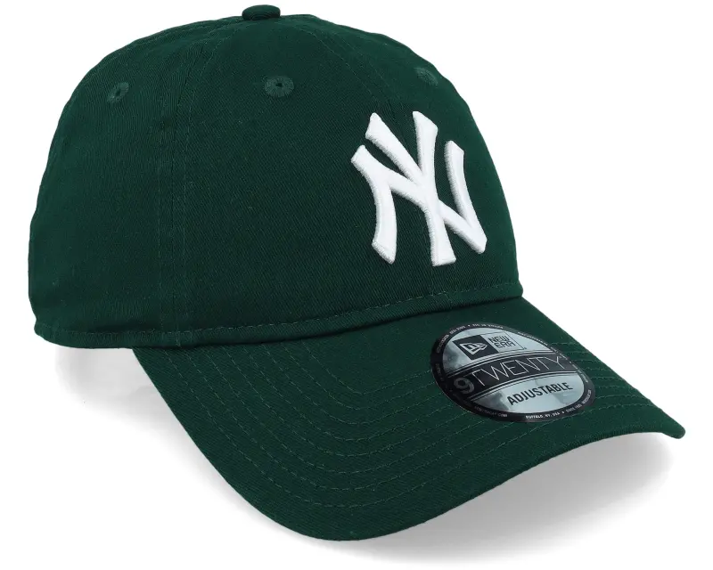 New Era New York Yankees League Essential 9TWENTY Dark Green/White Dad Cap online
