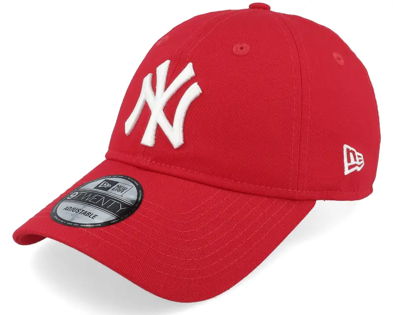 New Era New York Yankees League Essential 9TWENTY Scarlet/White Dad Cap online