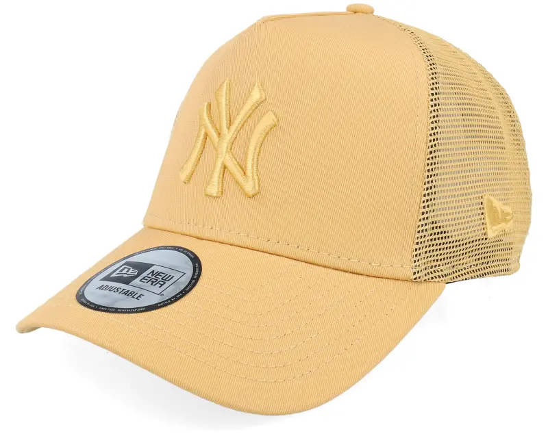 New Era New York Yankees League Essential Golden Yellow A-frame Trucker online