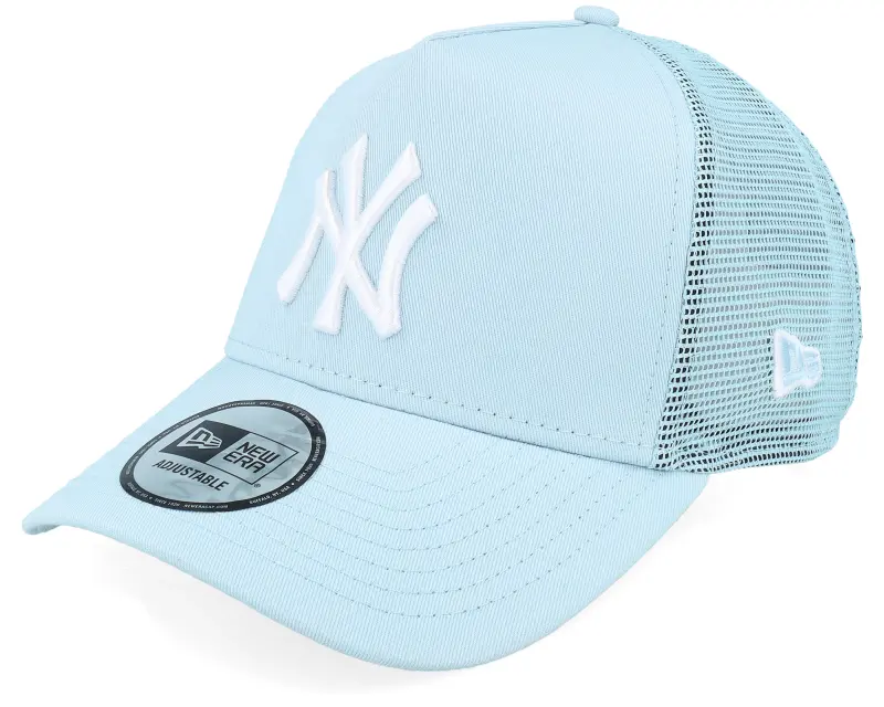 New Era New York Yankees League Essential Pale Blue/White A-frame Trucker online