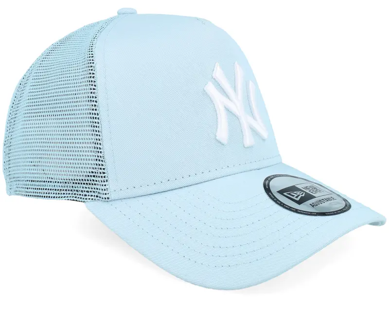 New Era New York Yankees League Essential Pale Blue/White A-frame Trucker online