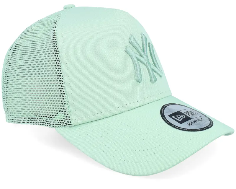 New Era New York Yankees League Essential Pale Green A-frame Trucker online