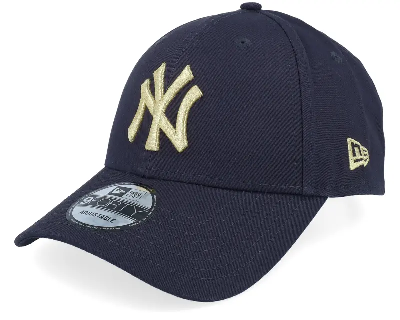 New Era New York Yankees Metallic 9FORTY Navy/Gold Adjustable online