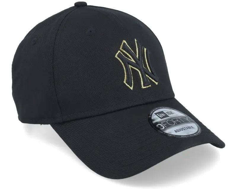 New Era New York Yankees Metallic Outline 9FORTY Black/Gold Adjustable online