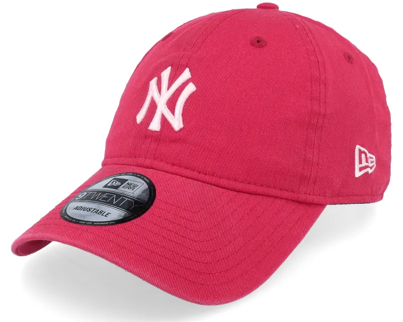 New Era New York Yankees Midi League Essential 9TWENTY Scarlet/Pink Dad Cap online