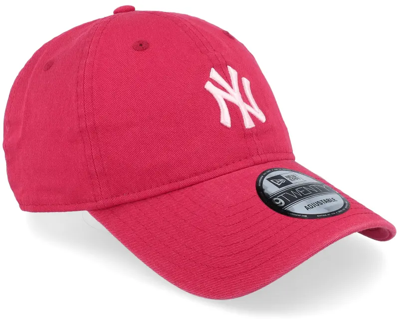 New Era New York Yankees Midi League Essential 9TWENTY Scarlet/Pink Dad Cap online