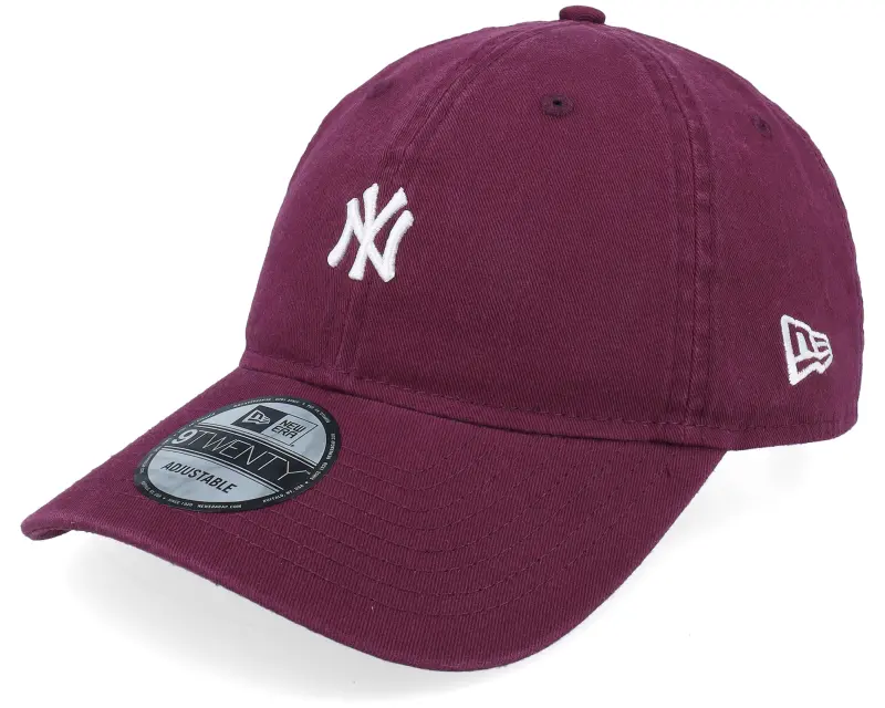 New Era New York Yankees Mini Logo 9TWENTY Burgundy Dad Cap online