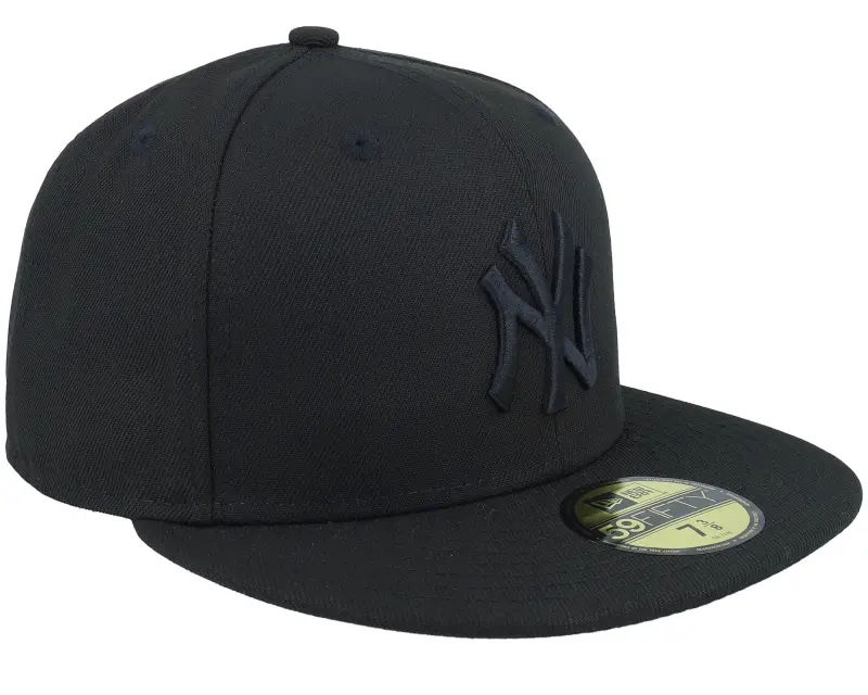 New Era New York Yankees MLB Basics Black on Black 59FIFTY Fitted online
