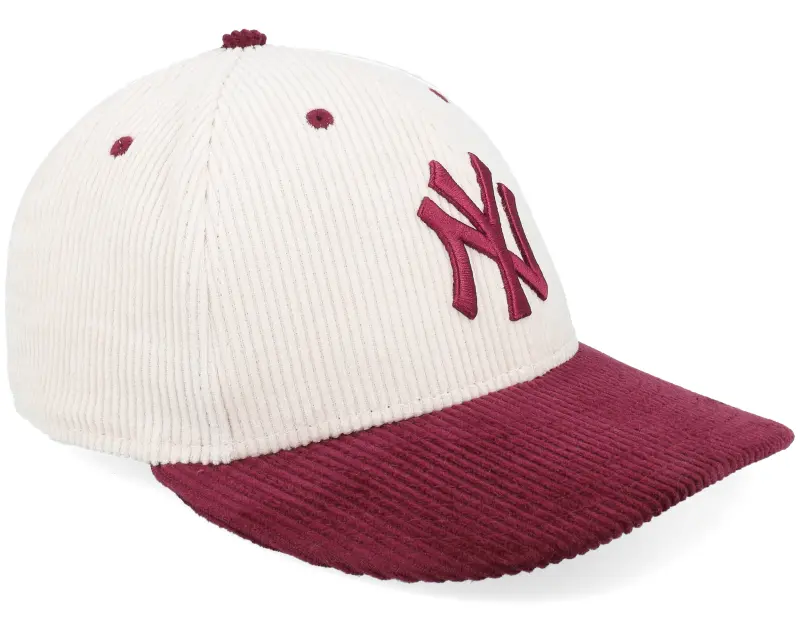 New Era New York Yankees MLB Corduroy 59FIFTY Light Terracotta/Burgundy Fitted online