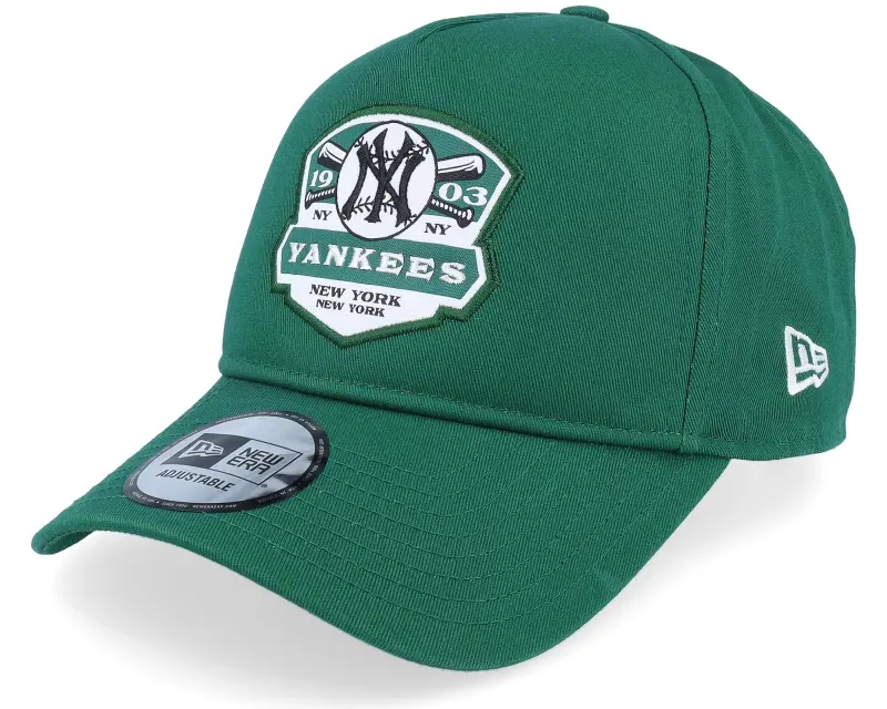 New Era New York Yankees MLB Patch Dark Green A-frame Adjustable online