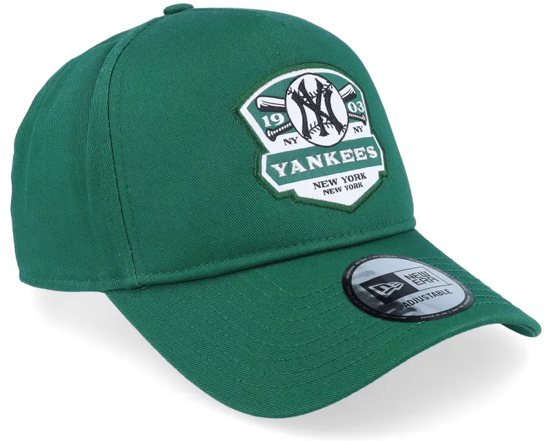 New Era New York Yankees MLB Patch Dark Green A-frame Adjustable online