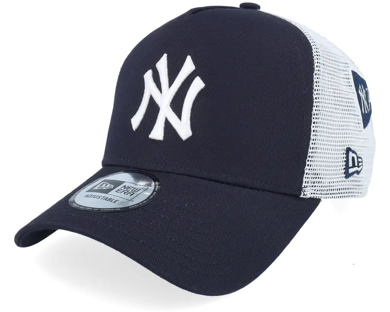 New Era New York Yankees Multi Patch Navy/White A-Frame Trucker online