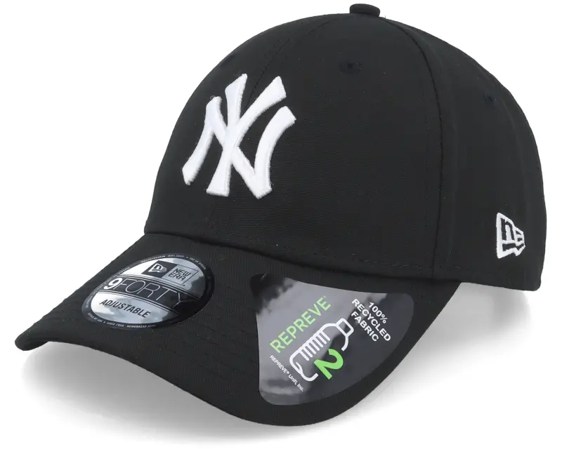 New Era New York Yankees Repreve League Essential 9FORTY Black/White Adjustable online