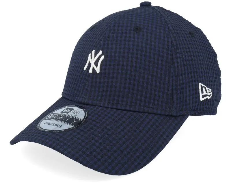 New Era New York Yankees Seersucker 9FORTY Navy/White Adjustable online