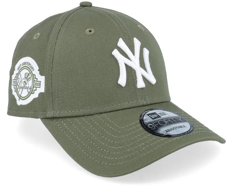 New Era New York Yankees Side Patch 9FORTY Olive Adjustable online