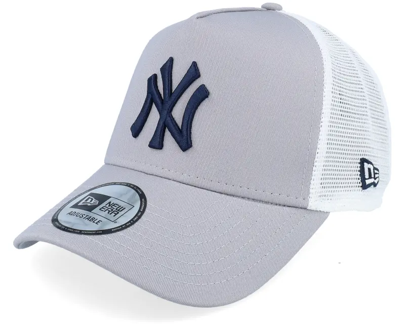 New Era New York Yankees Side Patch Gray/White A-frame Trucker online