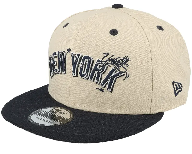 New Era New York Yankees Team Art Khaki/Black Snapback online